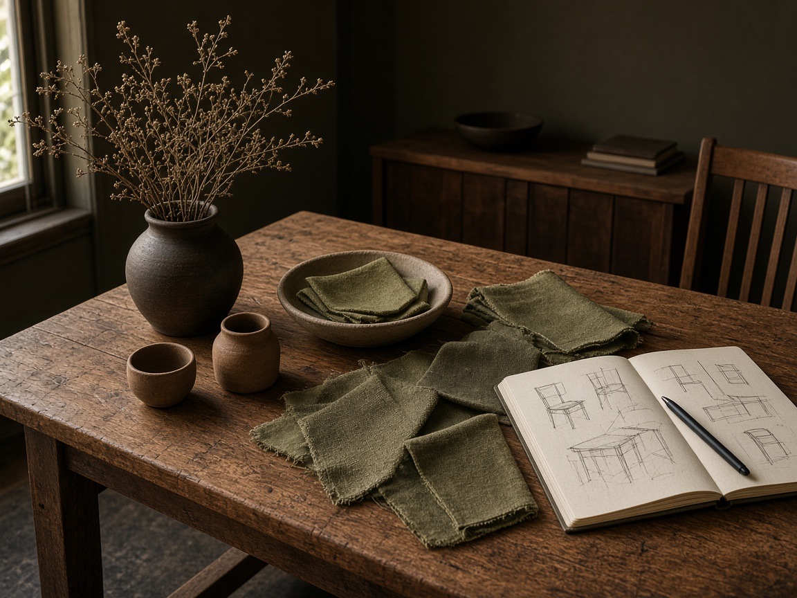 Materialmuster im nesttstyle Atelier